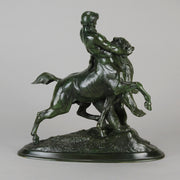 Centaur and Bear Bronze by Emmanuel Fremiet - Animaliers - Antique Bronze  - Antique animal sculptures for sale - Hickmet Fine Arts