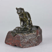 Emmanuel Fremiet Cat and Kitten - Animalier Bronze - Hickmet Fine Arts