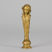 Bouval Desk Seal - Art Nouveau Bronze - Hickmet Fine Arts 