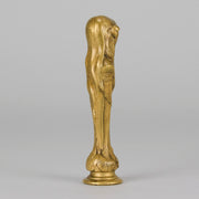 Bouval Desk Seal - Art Nouveau Bronze - Hickmet Fine Arts 