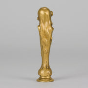 Bouval Desk Seal - Art Nouveau Bronze - Hickmet Fine Arts 