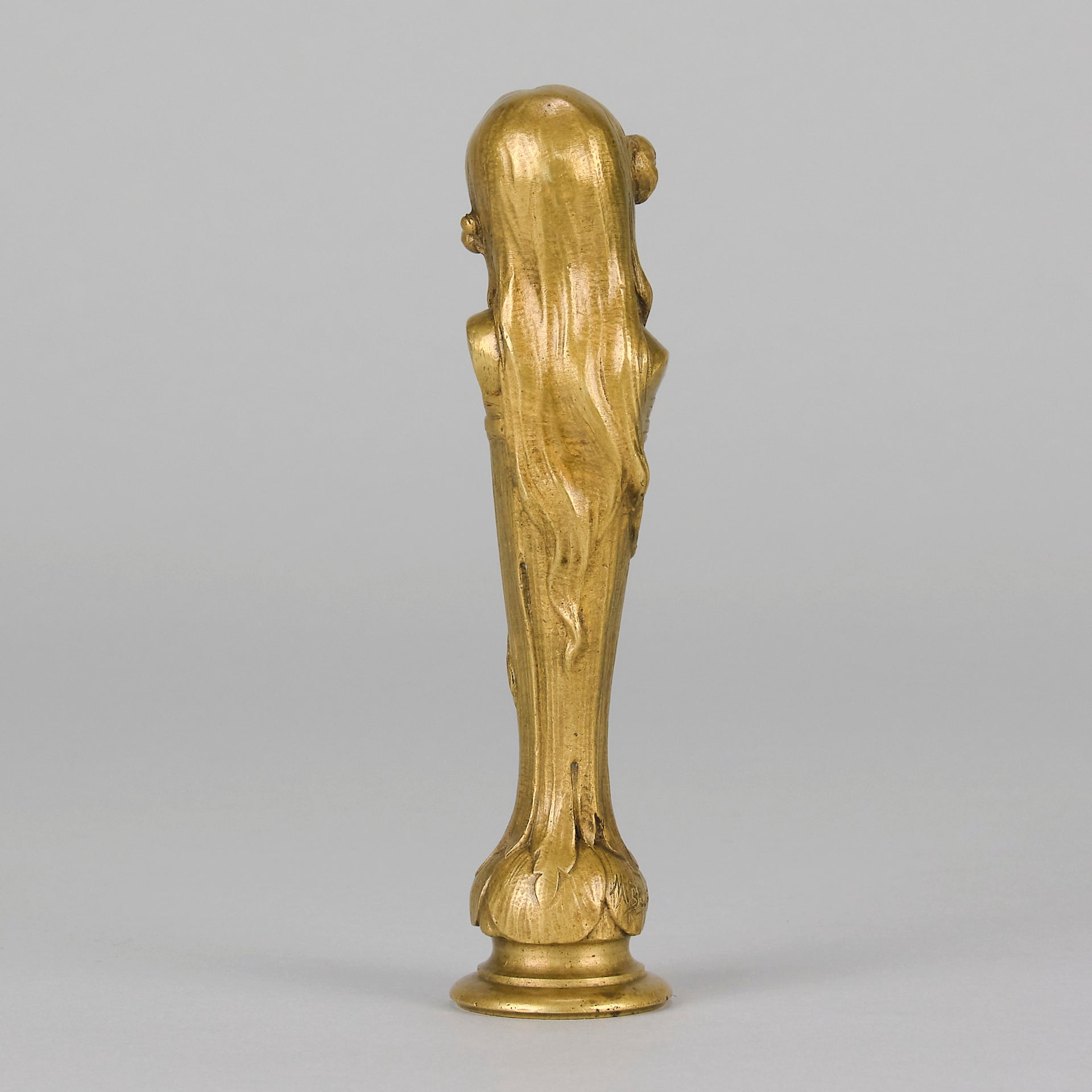 Bouval Desk Seal - Art Nouveau Bronze - Hickmet Fine Arts 