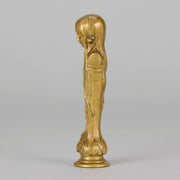 Bouval Desk Seal - Art Nouveau Bronze - Hickmet Fine Arts 