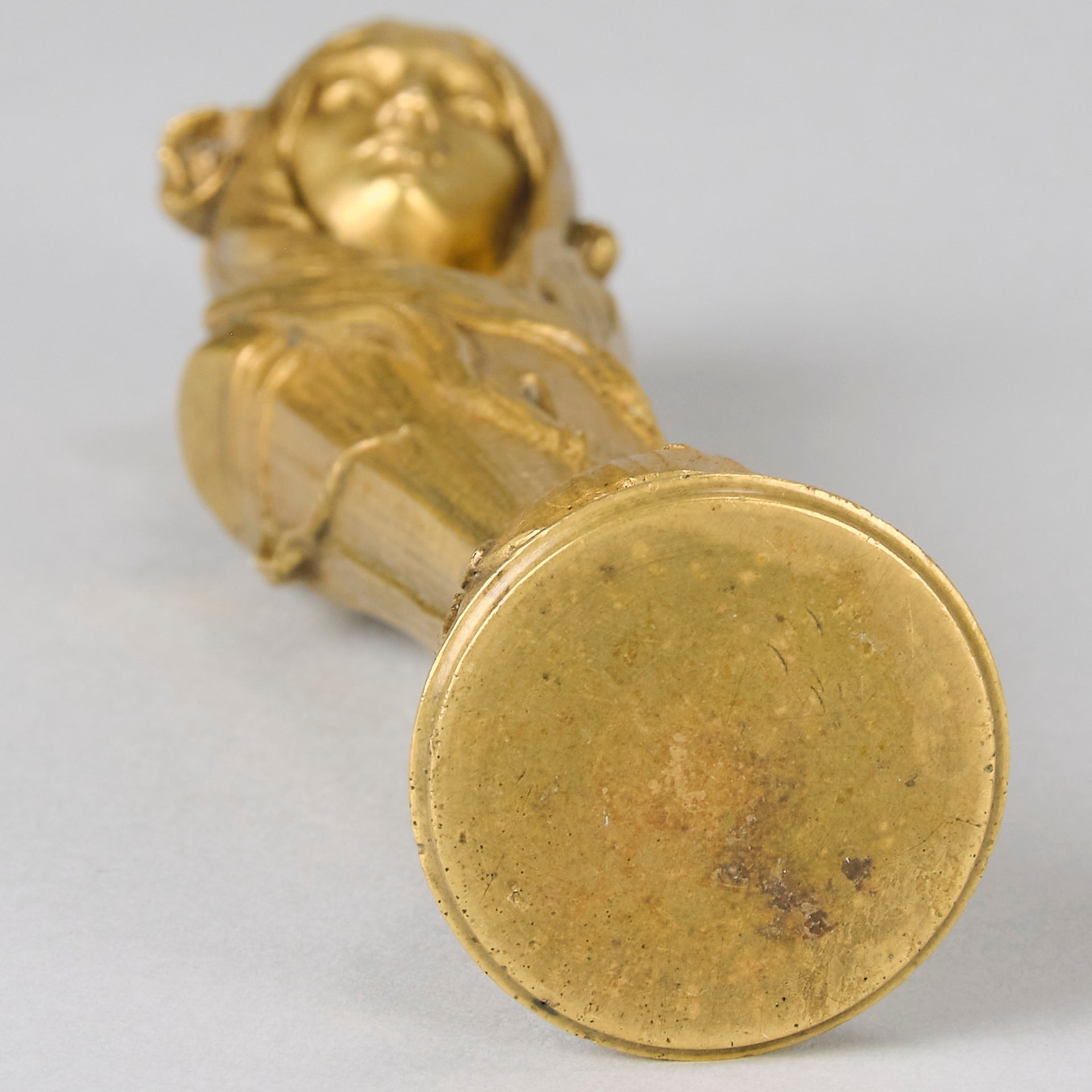 Bouval Desk Seal - Art Nouveau Bronze - Hickmet Fine Arts 