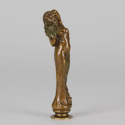 Bizard Desk Seal - Art Nouveau Bronze - Hickmet Fine Arts 