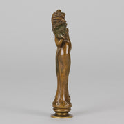 Bizard Desk Seal - Art Nouveau Bronze - Hickmet Fine Arts 