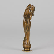 Bizard Desk Seal - Art Nouveau Bronze - Hickmet Fine Arts 