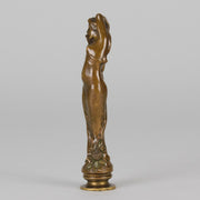 Bizard Desk Seal - Art Nouveau Bronze - Hickmet Fine Arts 