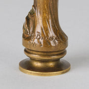 Bizard Desk Seal - Art Nouveau Bronze - Hickmet Fine Arts 