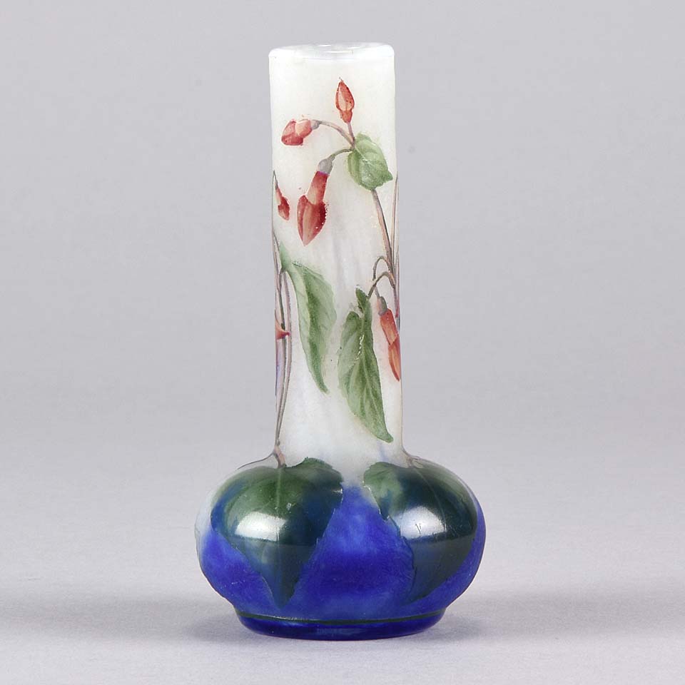 Fuchsia Bell Vase by Daum Freres