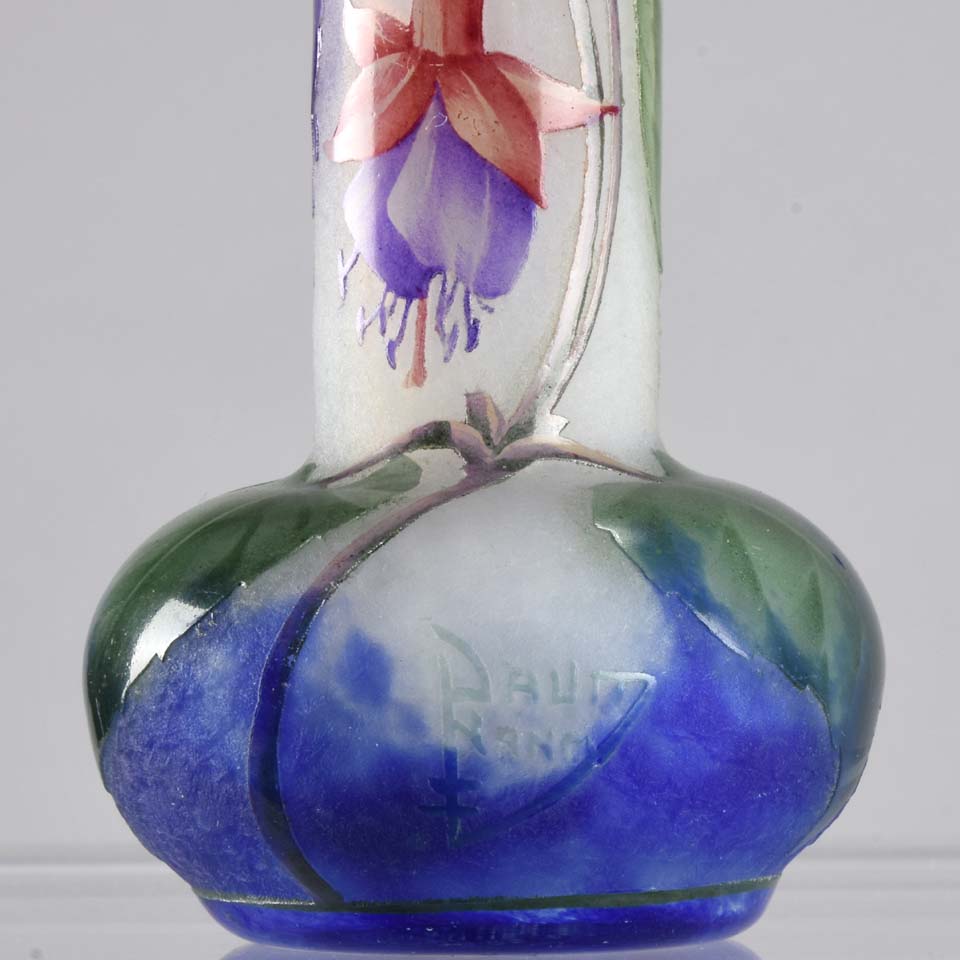 Fuchsia Bell Vase by Daum Freres