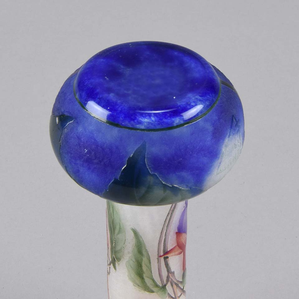 Fuchsia Bell Vase by Daum Freres