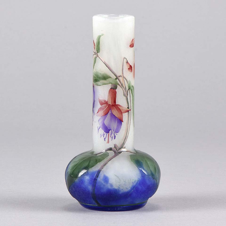 Fuchsia Bell Vase by Daum Freres