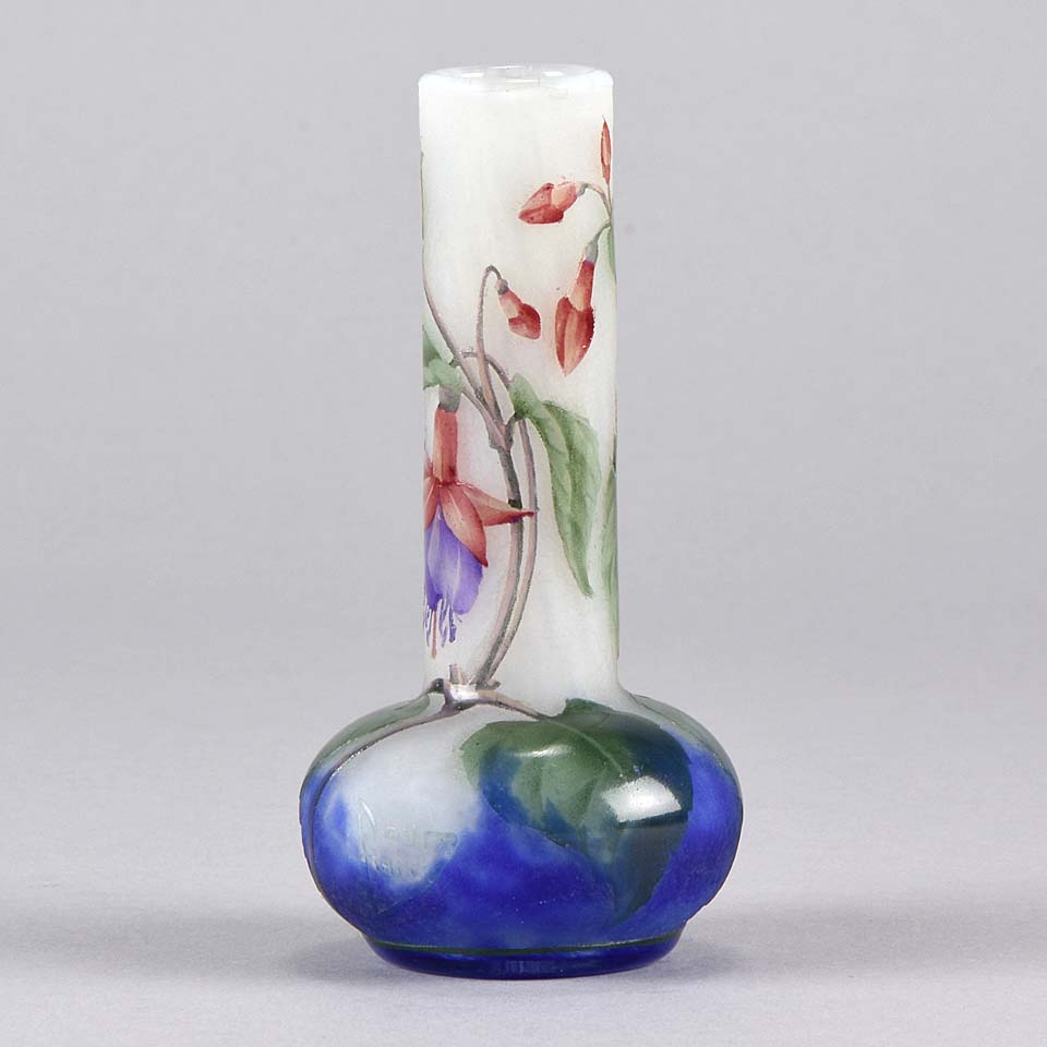 Fuchsia Bell Vase by Daum Freres