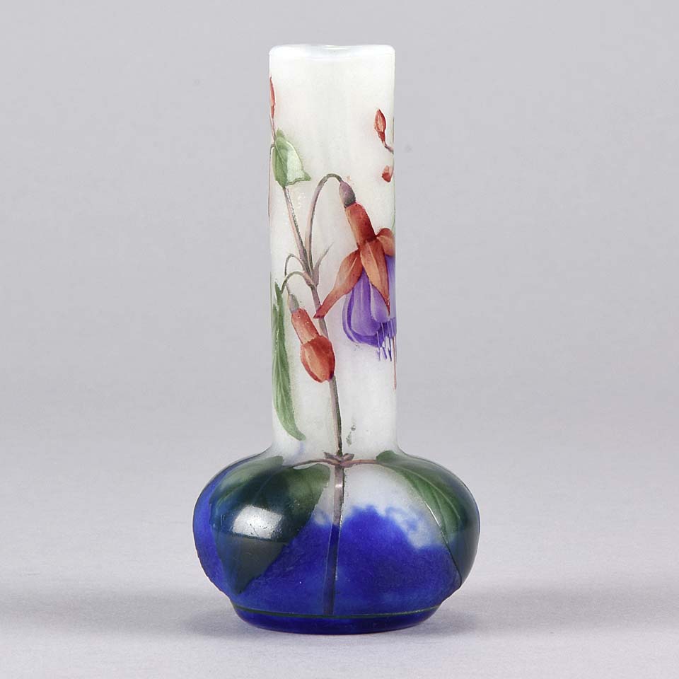 Fuchsia Bell Vase by Daum Freres