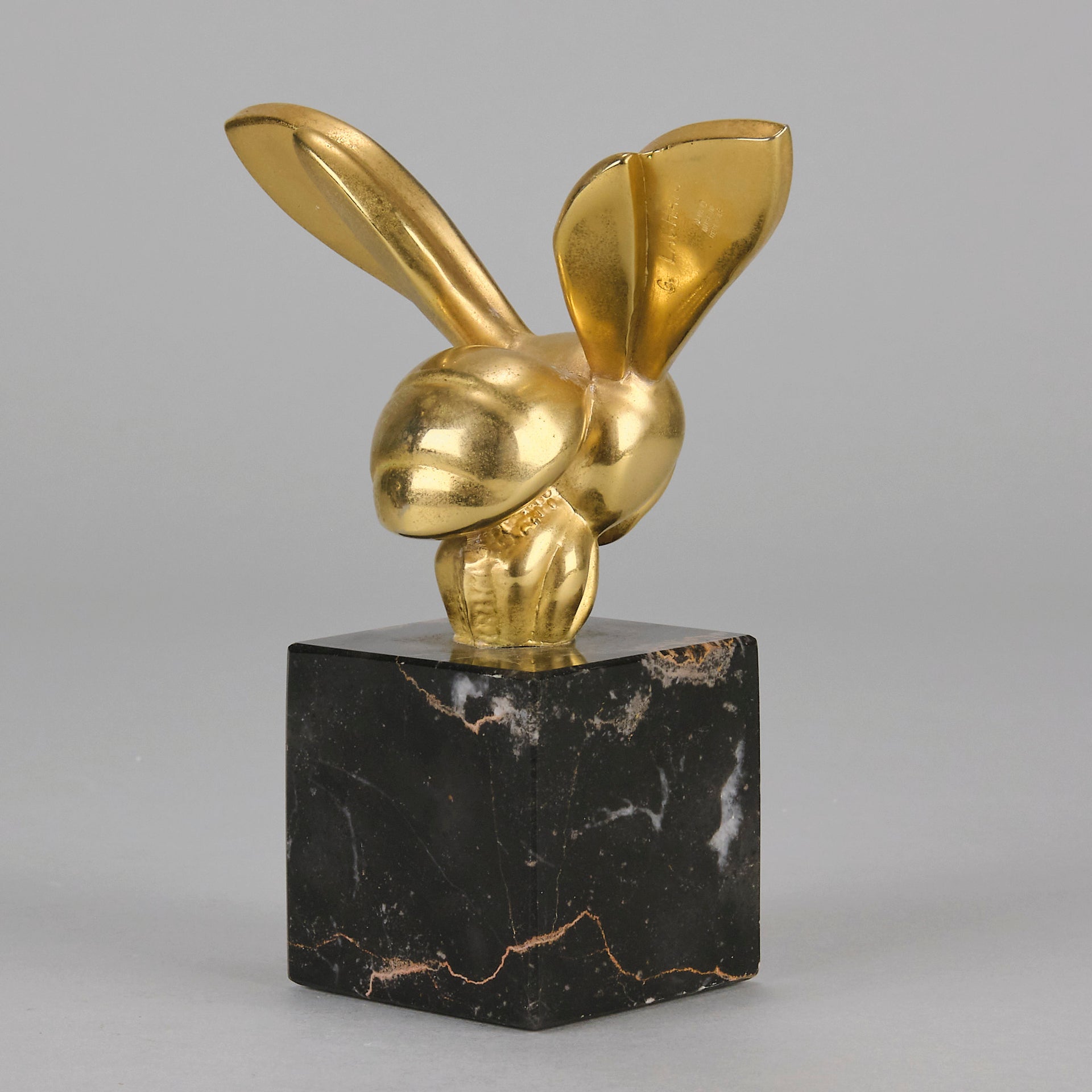 Bumble Bee Car Bonnet Mascot by G Lachaise an Art Deco gilt bronze bumble bee