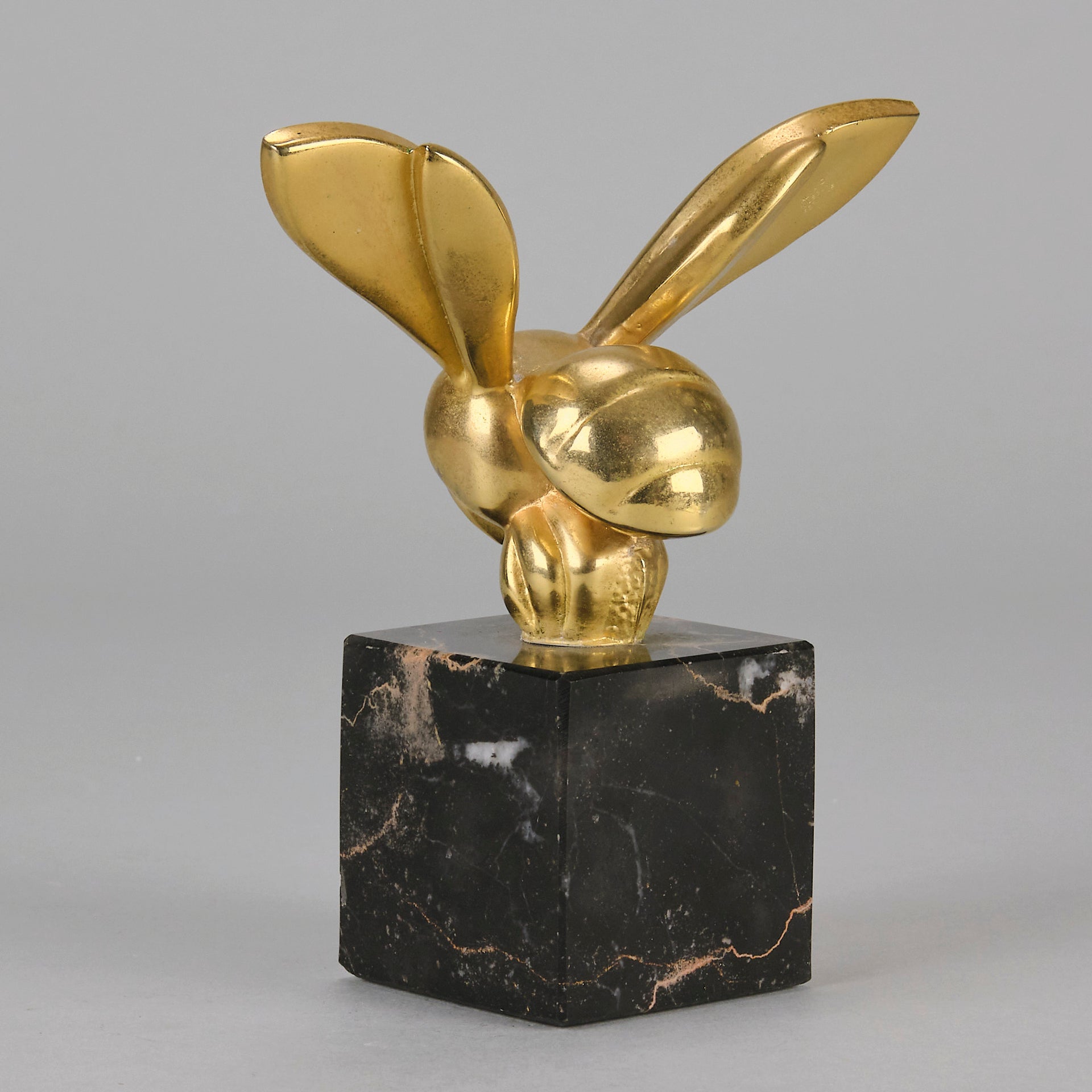 Bumble Bee Car Bonnet Mascot by G Lachaise an Art Deco gilt bronze bumble bee