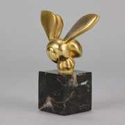 Bumble Bee Car Bonnet Mascot by G Lachaise an Art Deco gilt bronze bumble bee