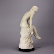 Girl on a Rock - Donatella Gabbrielli Marble - Hickmet Fine Arts 