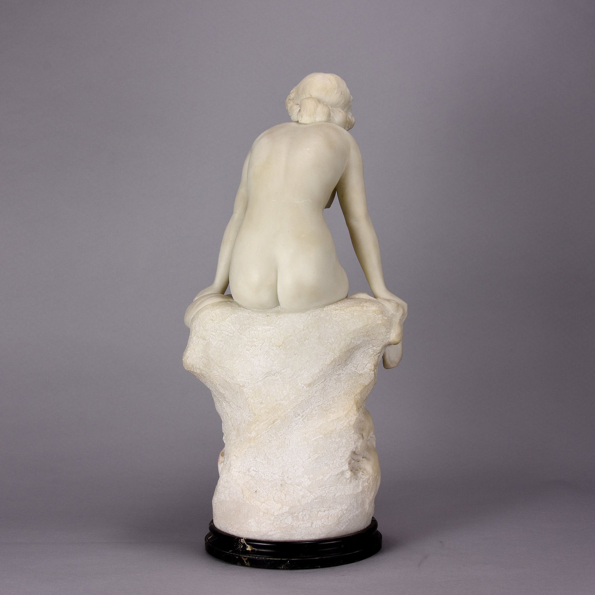Girl on a Rock - Donatella Gabbrielli Marble - Hickmet Fine Arts 