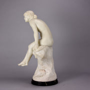 Girl on a Rock - Donatella Gabbrielli Marble - Hickmet Fine Arts 