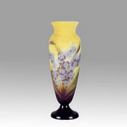 Emile Galle Vase - Art Nouveau Glass -  Flower Vase - Hickmet Fine Arts