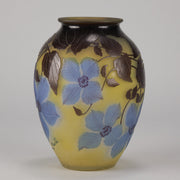 Galle Cameo Glass Clematis vase
