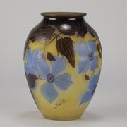 Galle Cameo Glass Clematis vase