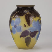 Galle Cameo Glass Clematis vase
