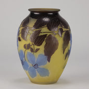 Galle Cameo Glass Clematis vase