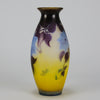 Emile Galle - Art Nouveau Glass - Galle vase - Blue Flower Vase - art nouveau glass vase – Hickmet Fine Arts