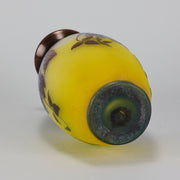 Emile Galle - Art Nouveau Glass - Galle vase - Blue Flower Vase - art nouveau glass vase – Hickmet Fine Arts