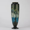 "Deep Blue Landscape Vase" by Emile Gallé - Hickmet Fine Arts