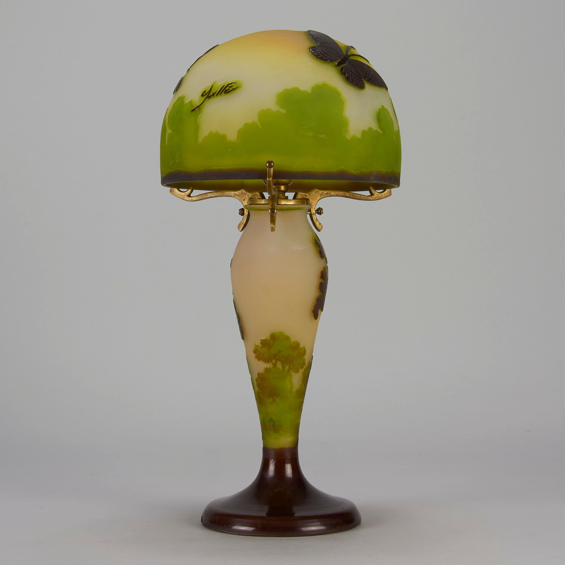 Emile Galle - Art Nouveau Glass - Butterfly Lamp - art nouveau glass vase – Hickmet Fine Arts