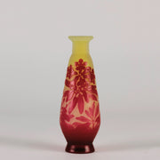 Emile Galle - Art Nouveau Glass - Galle vase - Cabinet Vase - art nouveau glass vase – Hickmet Fine Arts