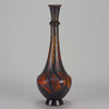 Carved Cameo Swans Vase - Emile Galle Glass - Hickmet Fine Arts