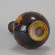 Carved Cameo Swans Vase - Emile Galle Glass - Hickmet Fine Arts