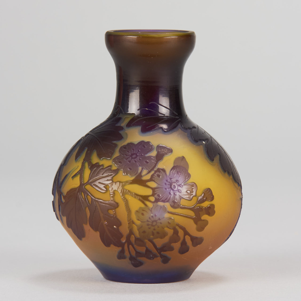 "Periwinkle Cabinet Vase" by Emile Gallé
