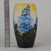 Emile Galle Glass Flower Vase - Art Nouveau - Hickmet Fine Arts