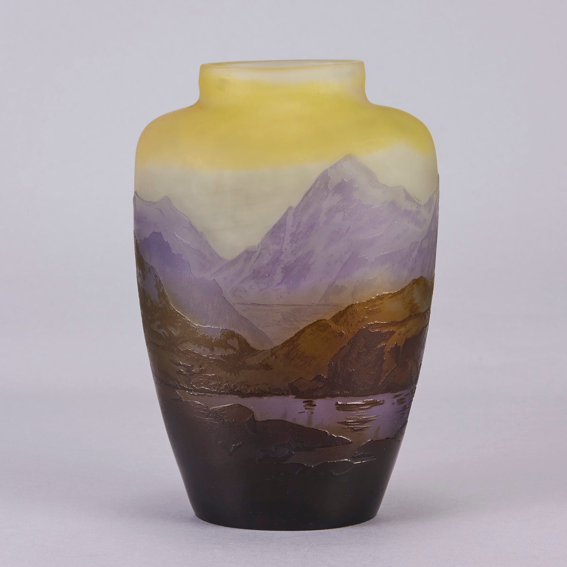 Galle Mountain Vase - Art Nouveau Vase - Hickmet Fine Arts