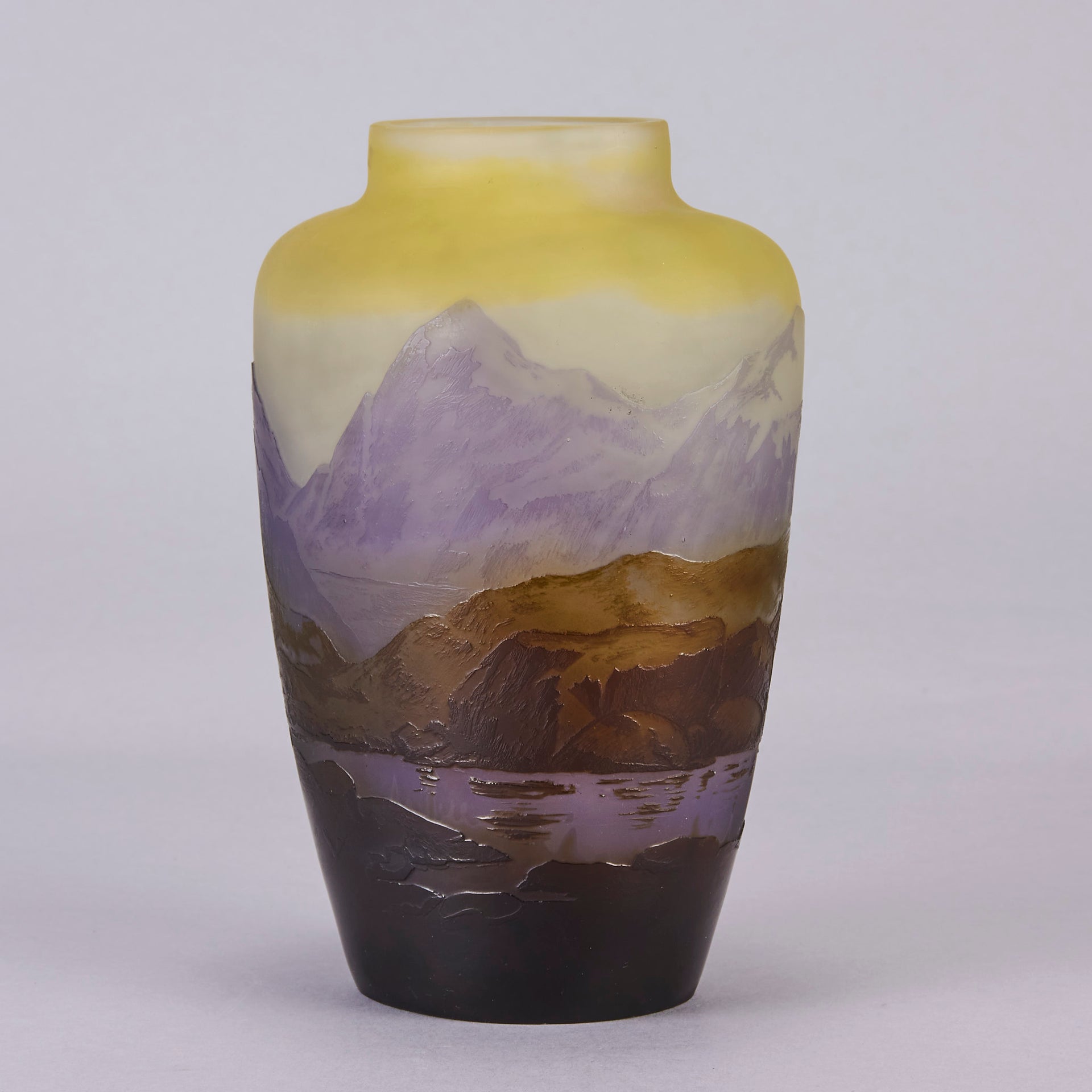 Galle Mountain Vase - Art Nouveau Vase - Hickmet Fine Arts