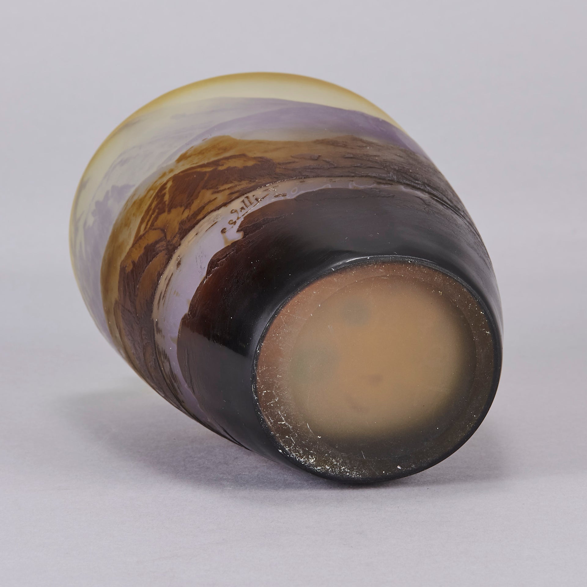 Galle Mountain Vase - Art Nouveau Vase - Hickmet Fine Arts