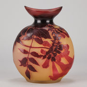 Galle cameo moon vase - Emile Galle Glass - Galle Emile - Hickmet Fine Arts
