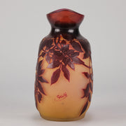 Galle cameo moon vase - Emile Galle Glass - Galle Emile - Hickmet Fine Arts