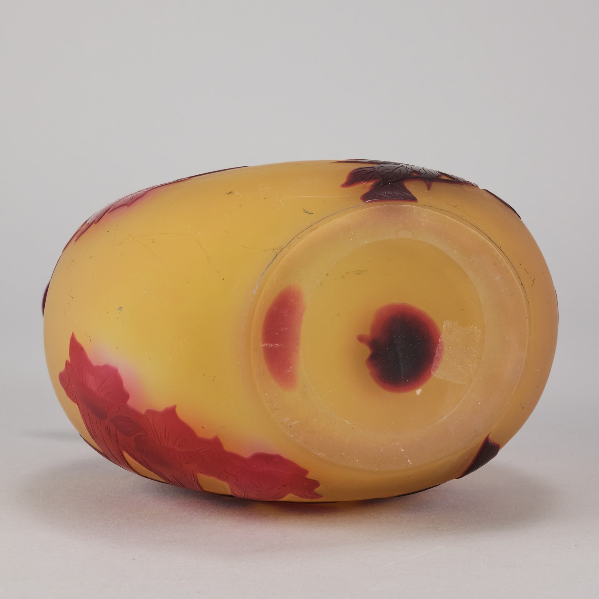 Galle cameo moon vase - Emile Galle Glass - Galle Emile - Hickmet Fine Arts