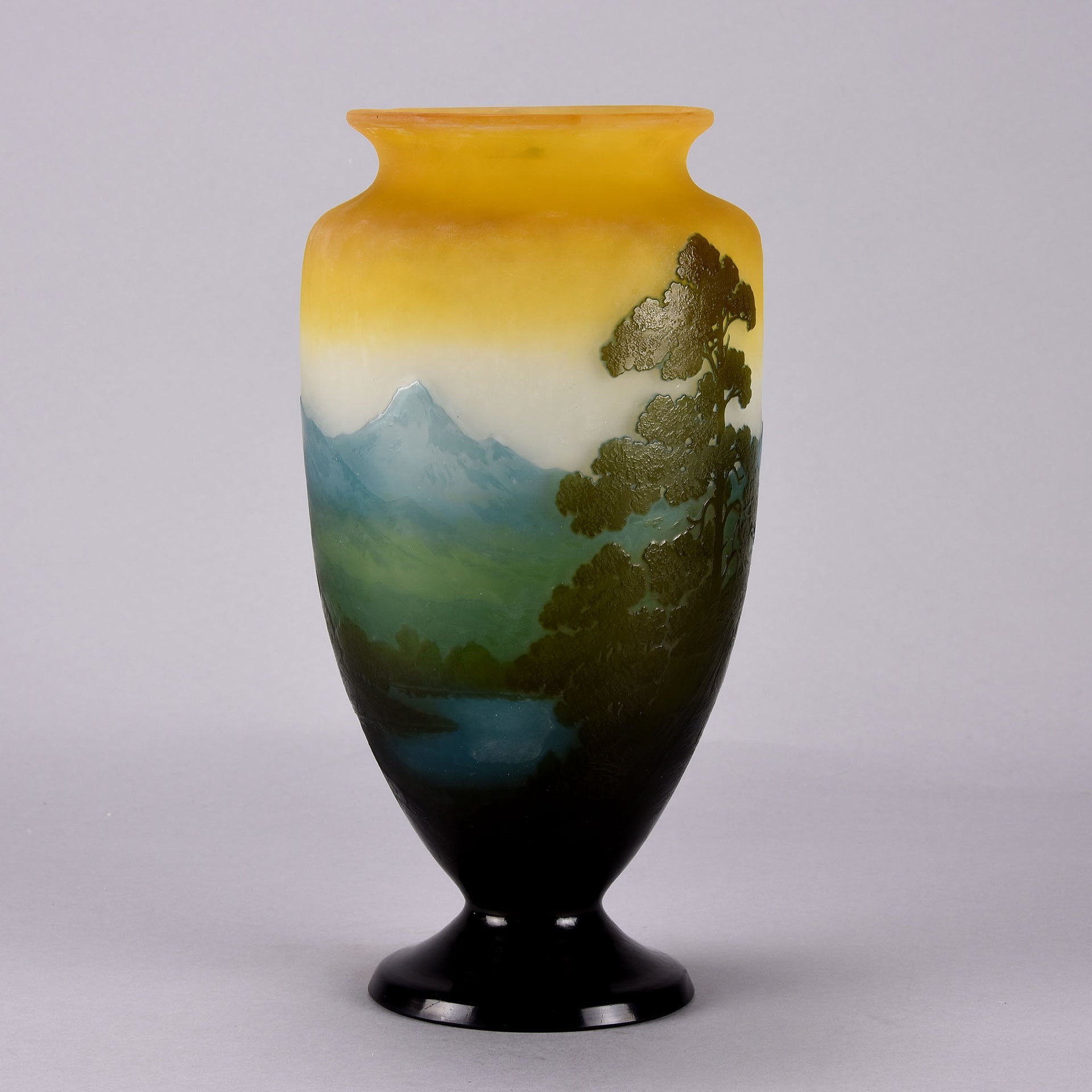 Emile Galle Vase -  Pasage du Lac -  Hickmet Fine Arts