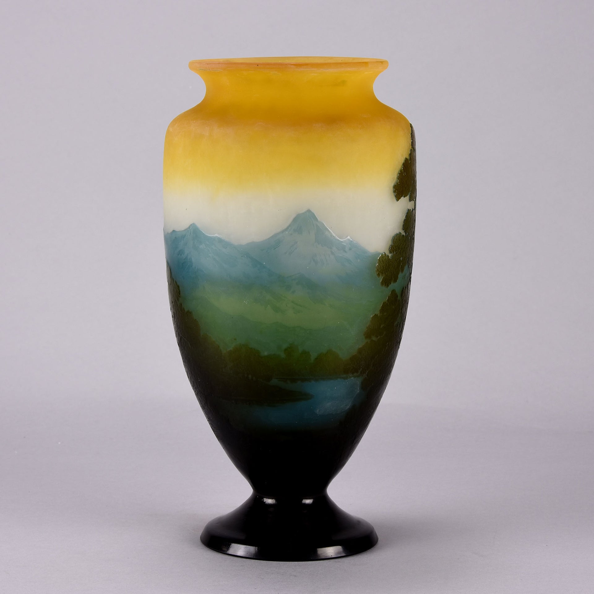 Emile Galle Vase -  Pasage du Lac -  Hickmet Fine Arts