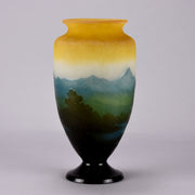 Emile Galle Vase -  Pasage du Lac -  Hickmet Fine Arts