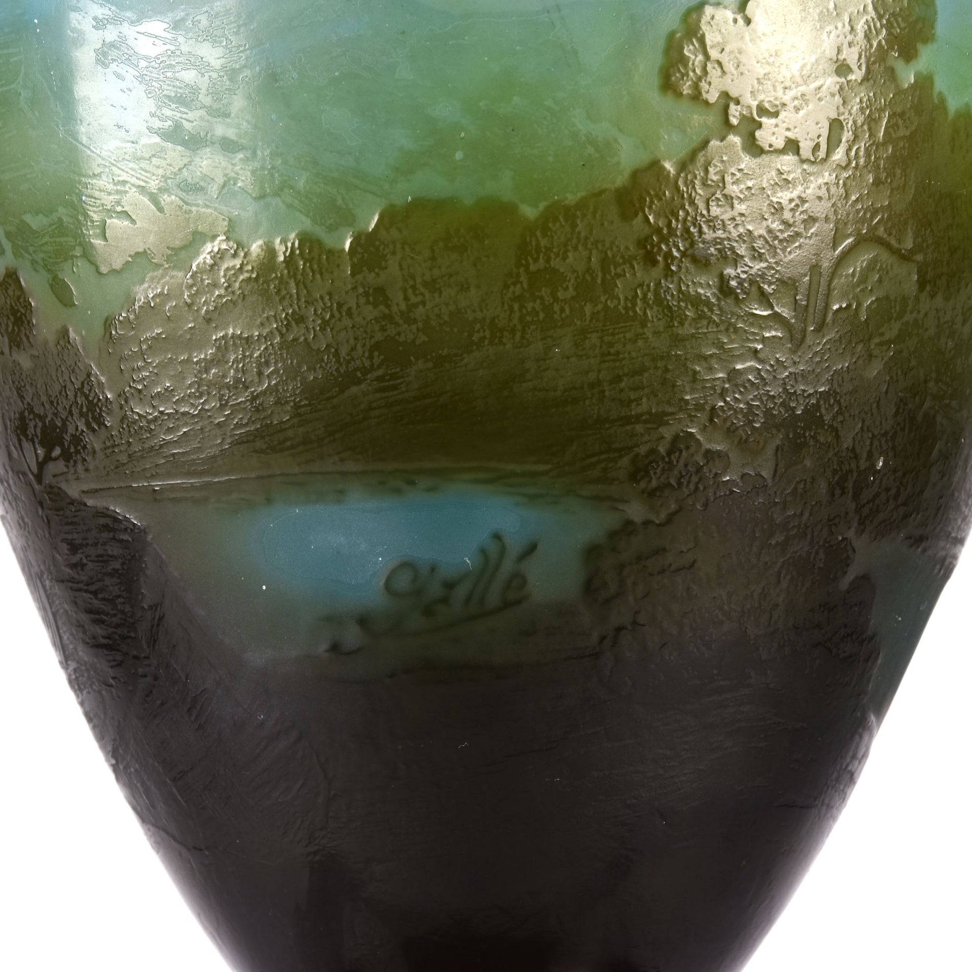 Emile Galle Vase -  Pasage du Lac -  Hickmet Fine Arts
