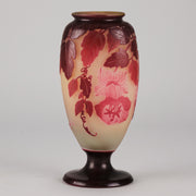 Galle cameo Pink Flower vase